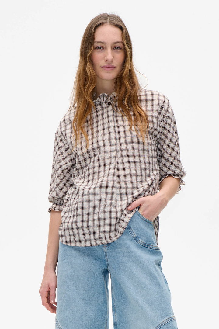 Blouse Baum und Pferdgarten