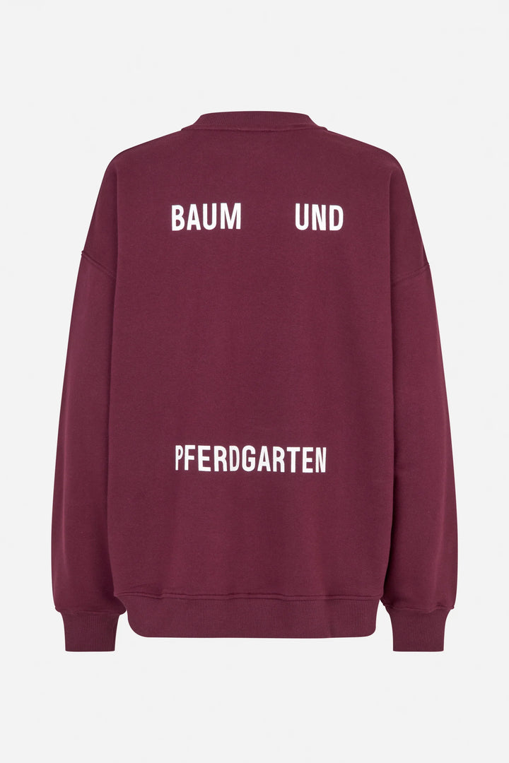 Pullover Baum und Pferdgarten