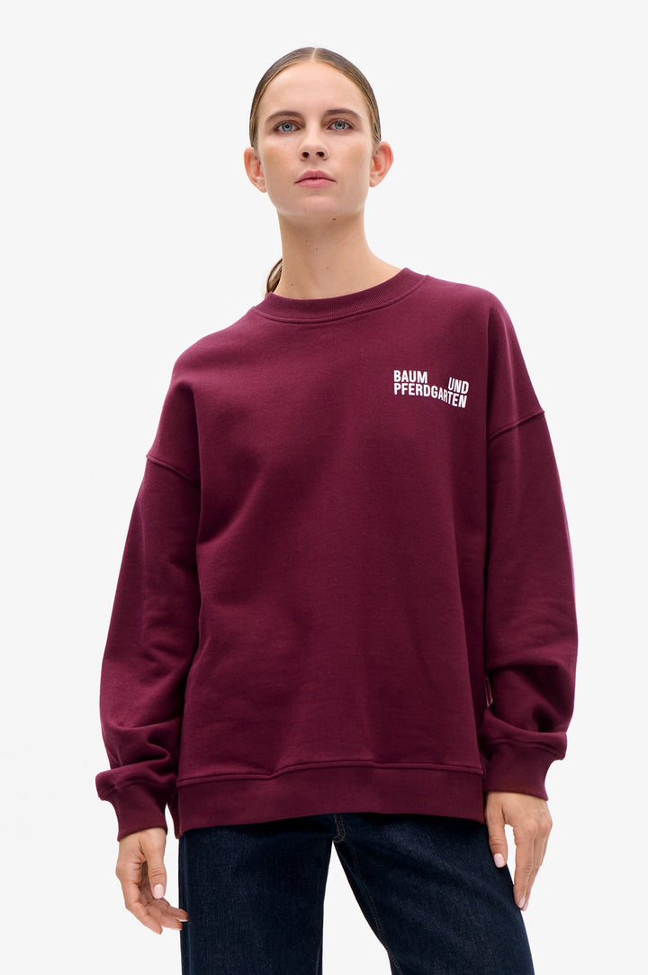 Pullover Baum und Pferdgarten