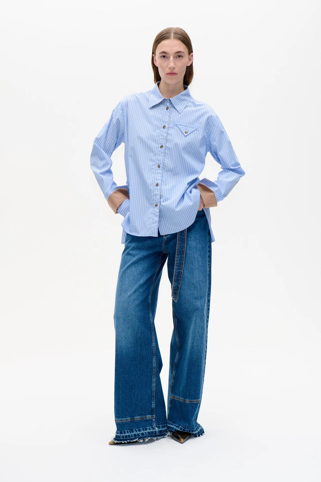 Blouse Baum und Pferdgarten