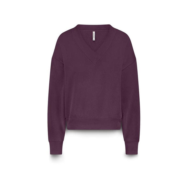 Soft V-neck sweat